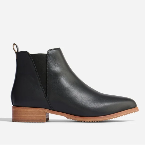 ๐ SALE ๐ NIB Nisolo Classic Chelsea Black Leather Ankle Boots - Picture 12 of 16